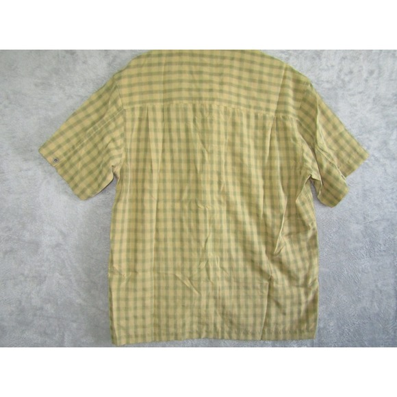 Columbia Mens L Plaid Short Sleeve Button Up Shirt XCT Outdoor Adventure Casual - Picture 2 of 11